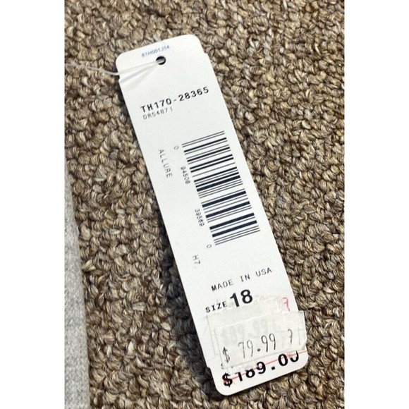 New PENDLETON - WOMEN'S GRAY 100% Virgin WOOL DRESS PANTS 18 $189 NWT - Picture 8 of 12